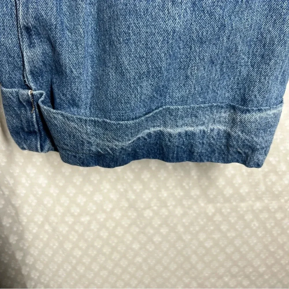 REDONE Originals High Rise Wide Leg Cuffed Hem‎ Jeans